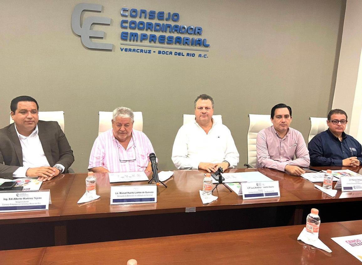 Manuel Huerta se reúne con empresarios del CCE Veracruz