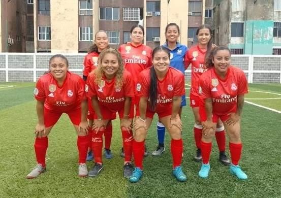Valver propinó goleada a Amazonas FC en el Futbol 7 Femenil