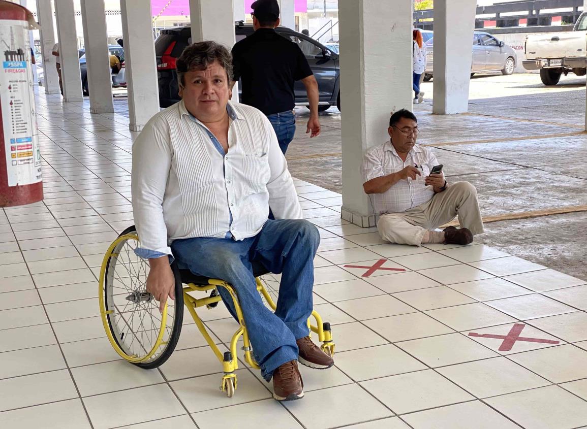 En Coatzacoalcos las rampas y accesos no son aptos para discapacitados