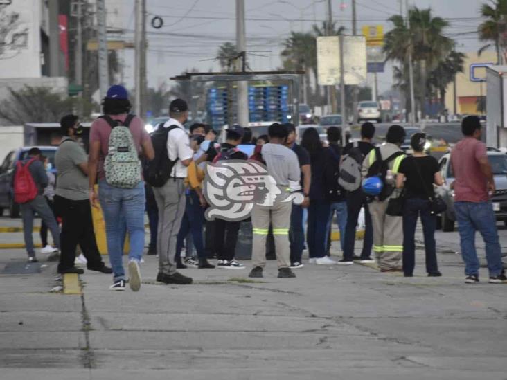 ¡Temen ir al corralón! operativo de Transporte Público paraliza a urbanos en Coatzacoalcos (+Video)