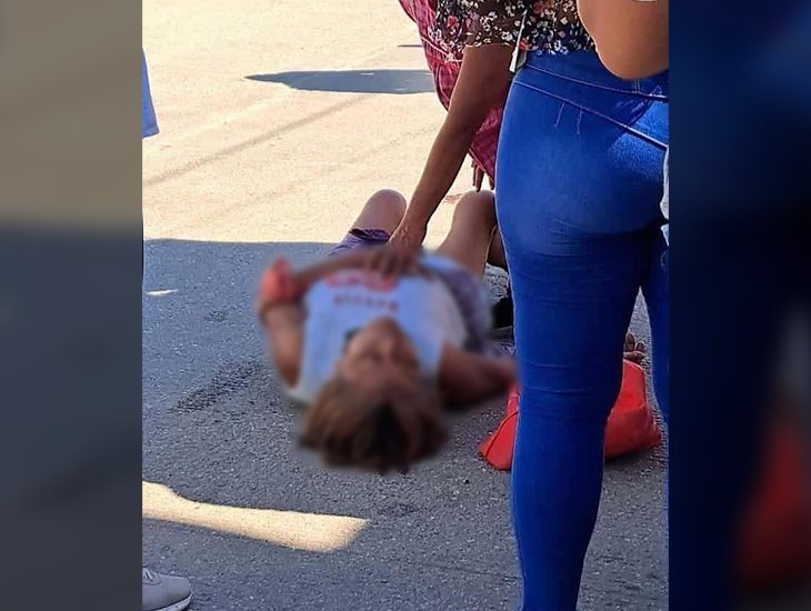 Mujer es atropellada por taxi en la Teresa Morales; presunto responsable se dio a la fuga