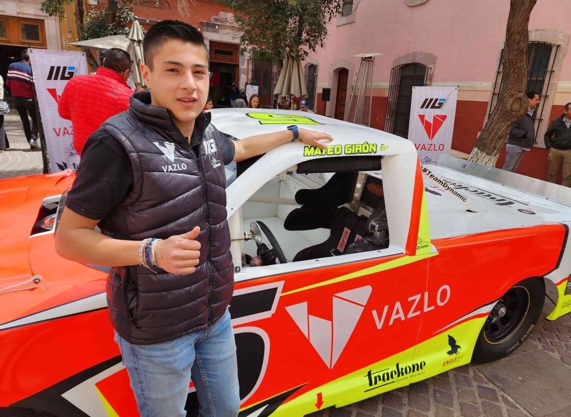 El joven zacatecano Mateo Girón debutará en la Temporada 2023 de Trucks México Series