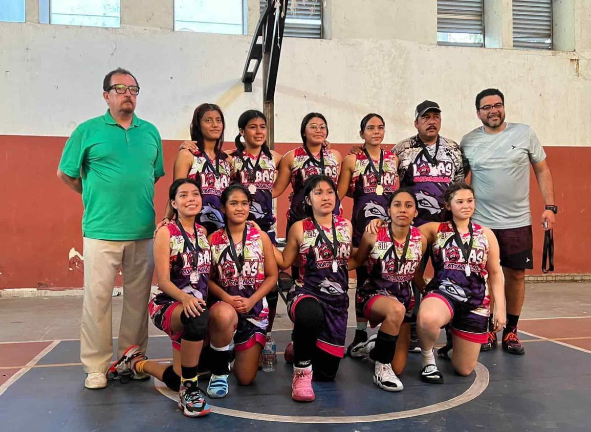 Lobas de Coatza destacan en el Estatal ADEMEBA U16