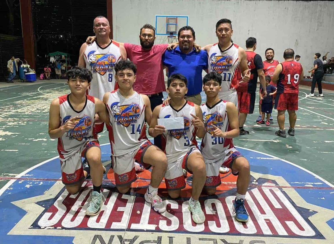 Titanes conquistó el título del basquetbol de Jáltipan
