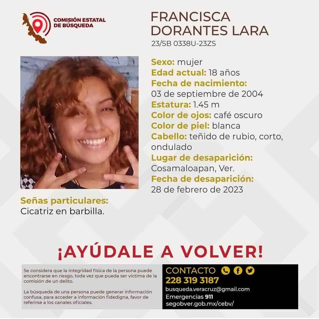 Francis Dorantes Lara, desapareció en Cosamaloapan