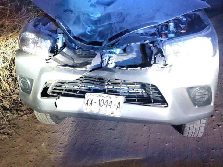 Camioneta arrolla y mata a un hombre frente al aeropuerto El Lencero