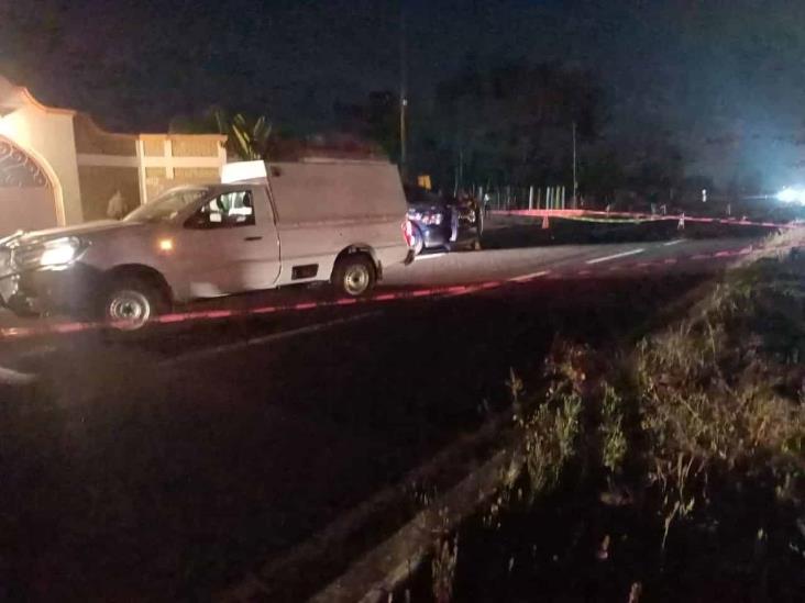 Camioneta arrolla y mata a un hombre frente al aeropuerto El Lencero