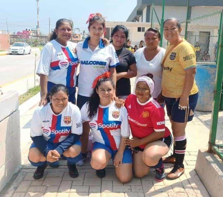 El equipo DK@Li Stars saborea su primer punto en el Futbol 7 Femenil