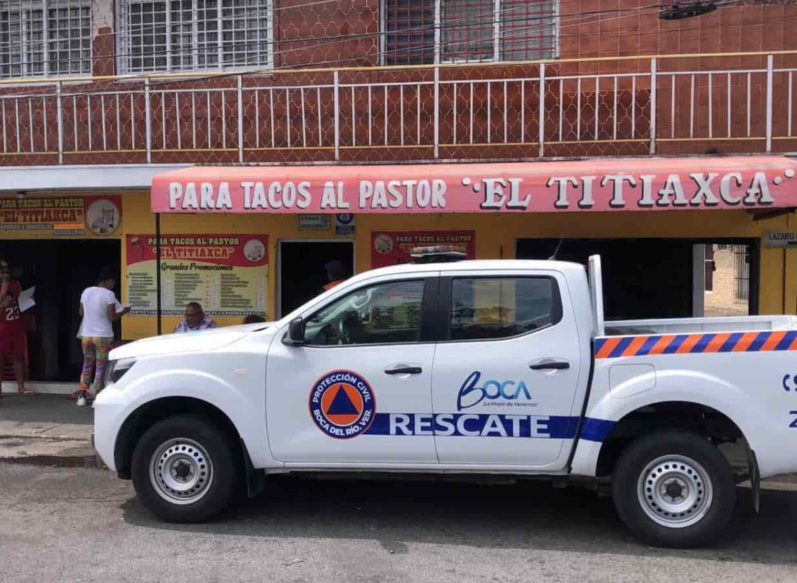 Se incendia taquería en la colonia Vista Alegre, en Boca del Río (+Video)