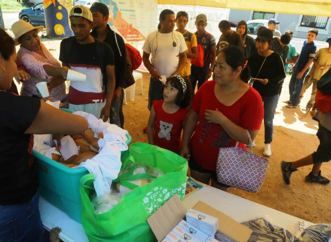 Aplican Jornada médica integral para migrantes en Coatzacoalcos(+Video)