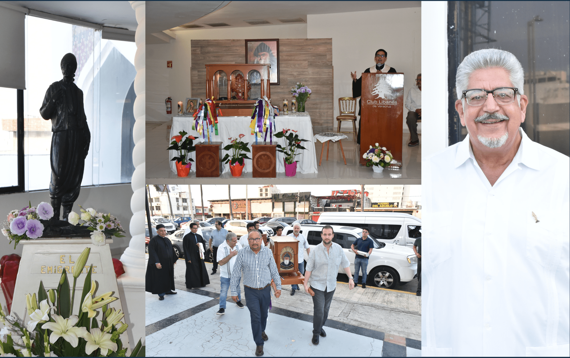 Club Libanés de Veracruz recibe las reliquias de San Chárbel