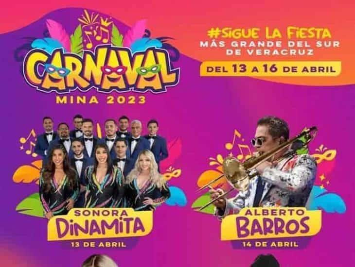 Tendrá Minatitlán su carnaval del 13 al 16 de abril