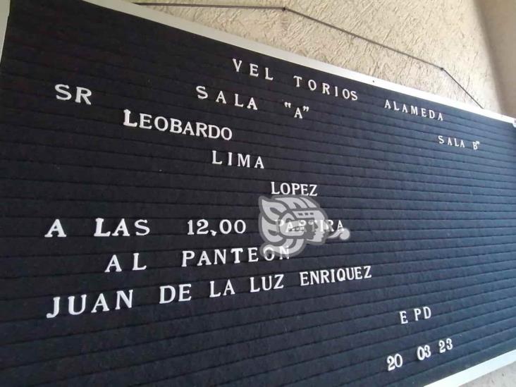 Dan último adiós a Leobardo Lima, reportero de la nota roja fallecido en Orizaba