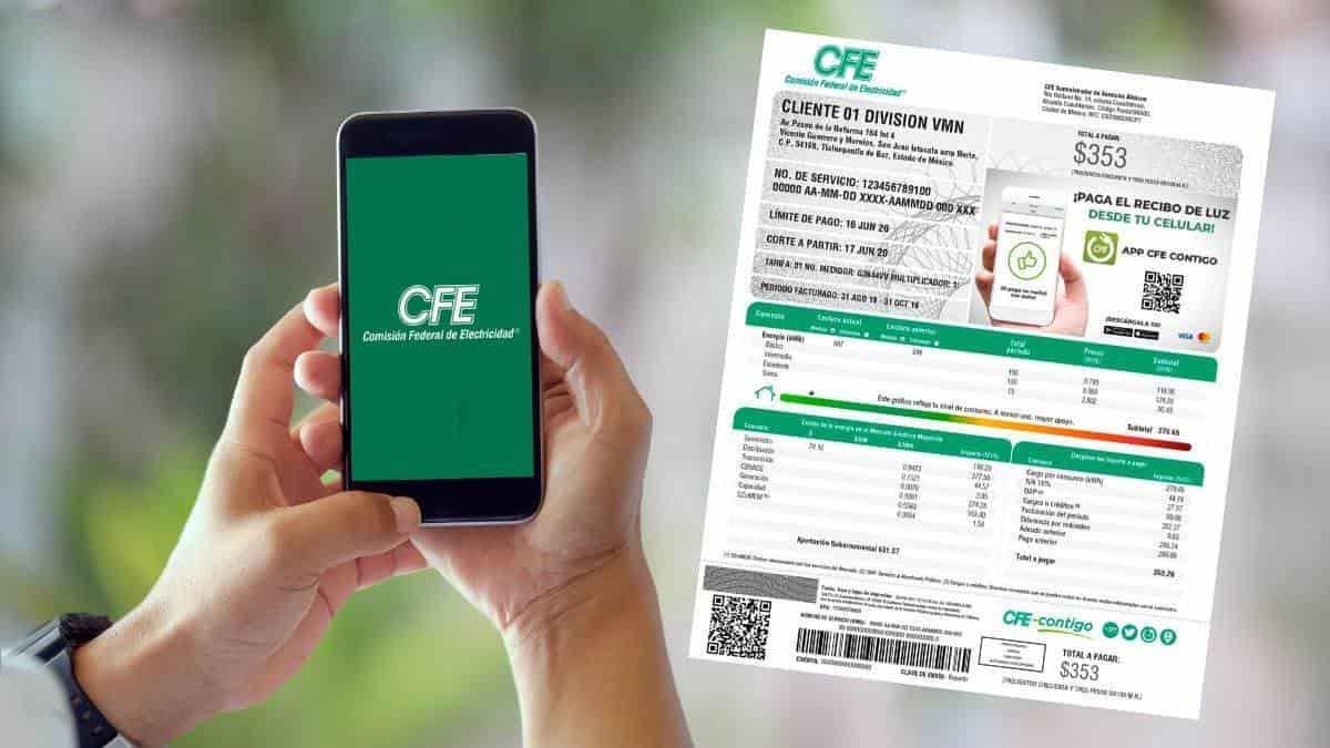 ¡No más papel! CFE dejará de enviar recibos, conoce cómo puedes saber cuánto pagar