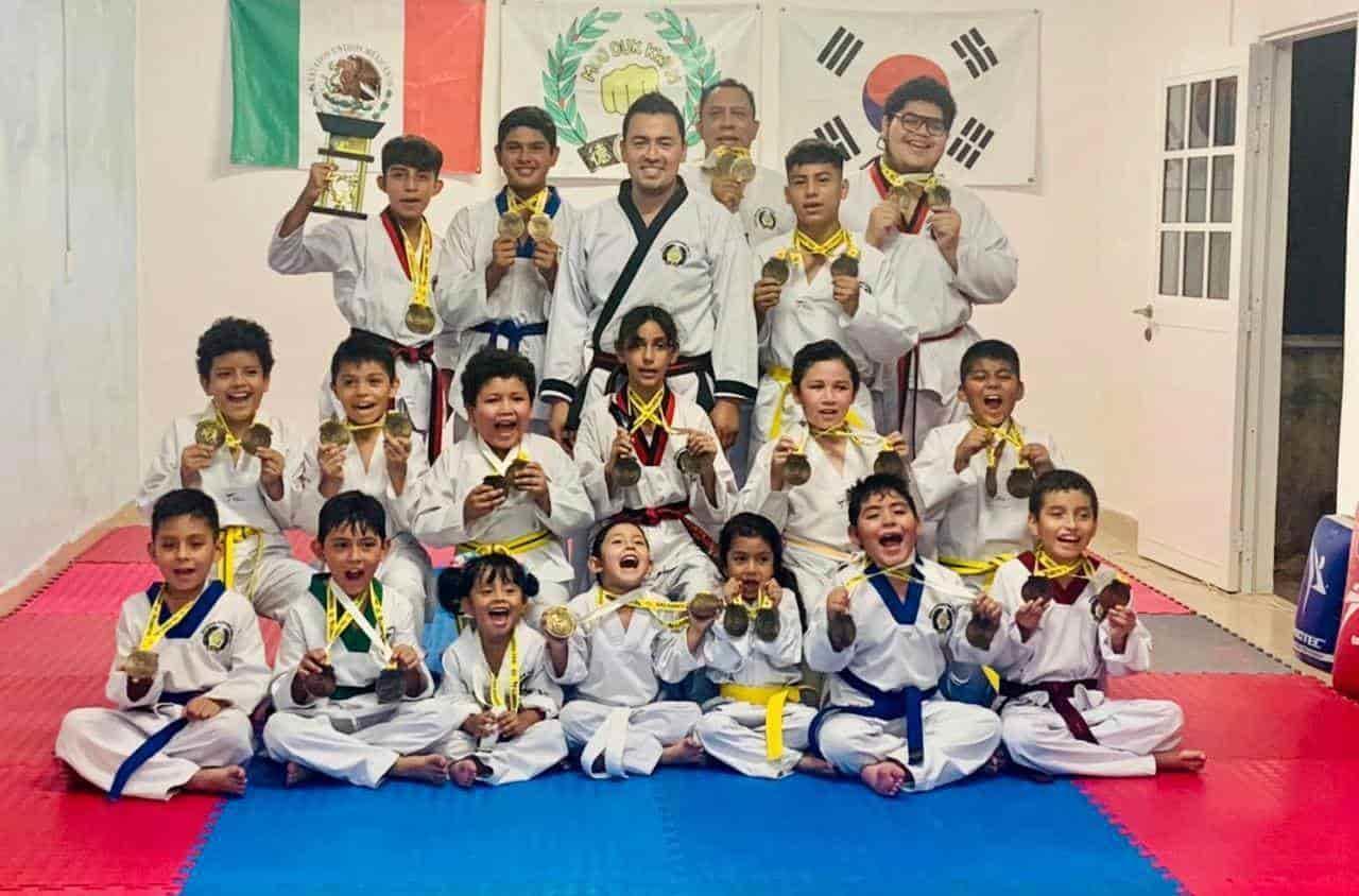 Taekwondoínes de la región con buena presencia en el 6to. Abierto Coatza 2023