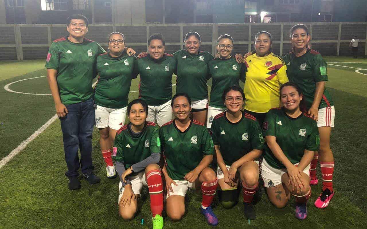 Favoritas avanzan a semifinales del Futbol 7 Femenil La Jaula