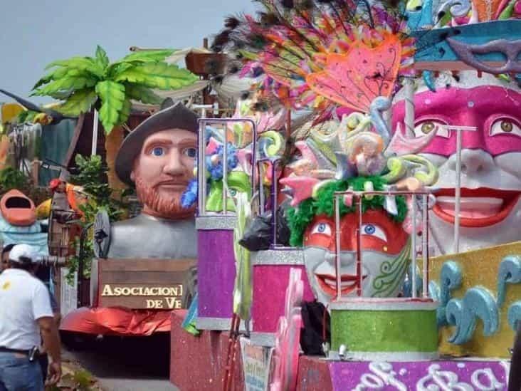 Avanza construcción de carros alegóricos para el Carnaval de Veracruz 2023