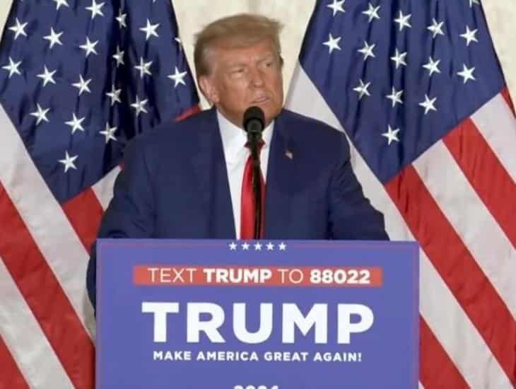 Fui victima de interferencia electoral: Donald Trump en acto público en Florida