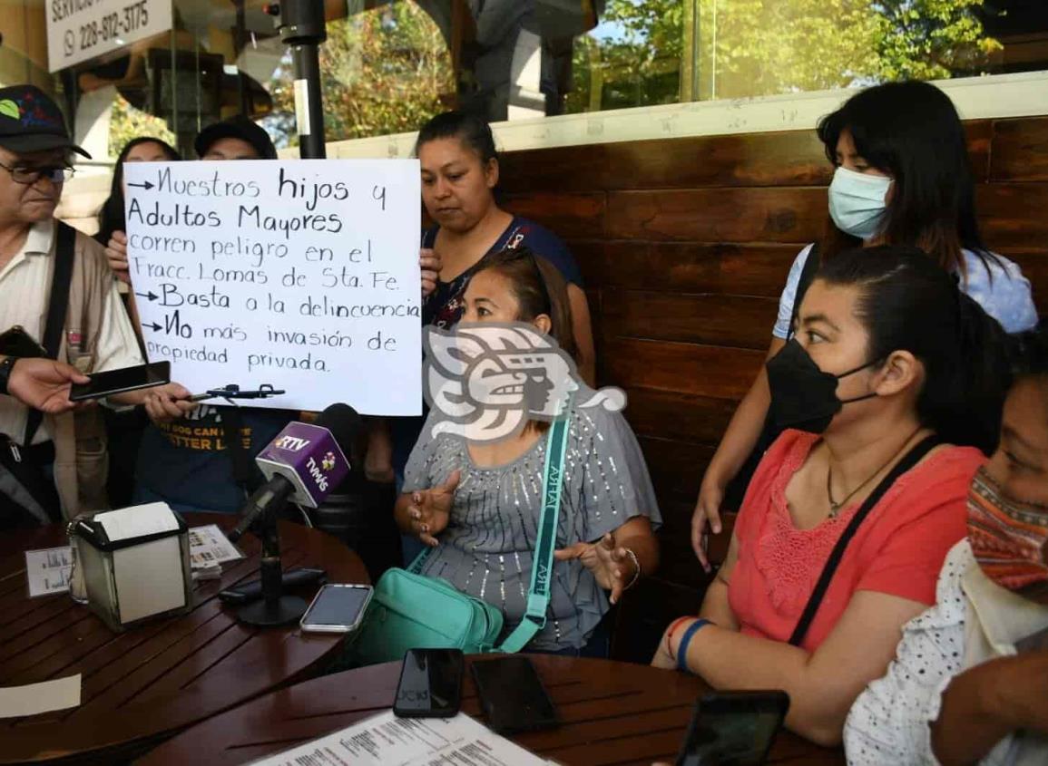 ¡Viven sometidos!, habitantes de Homex están hartos de asaltos y robos en Xalapa