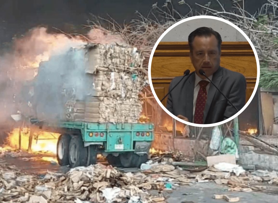 Aplicarán sanciones por incendio en recicladora de Veracruz