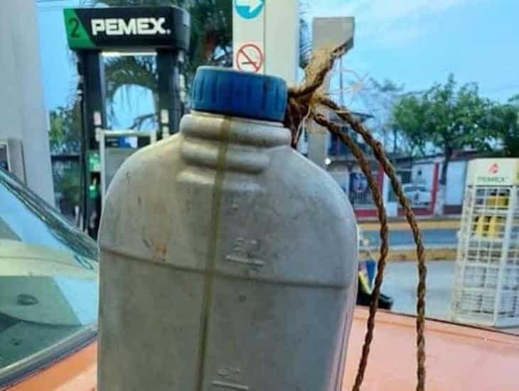 Reciben litros incompletos en gasolinera de Las Choapas