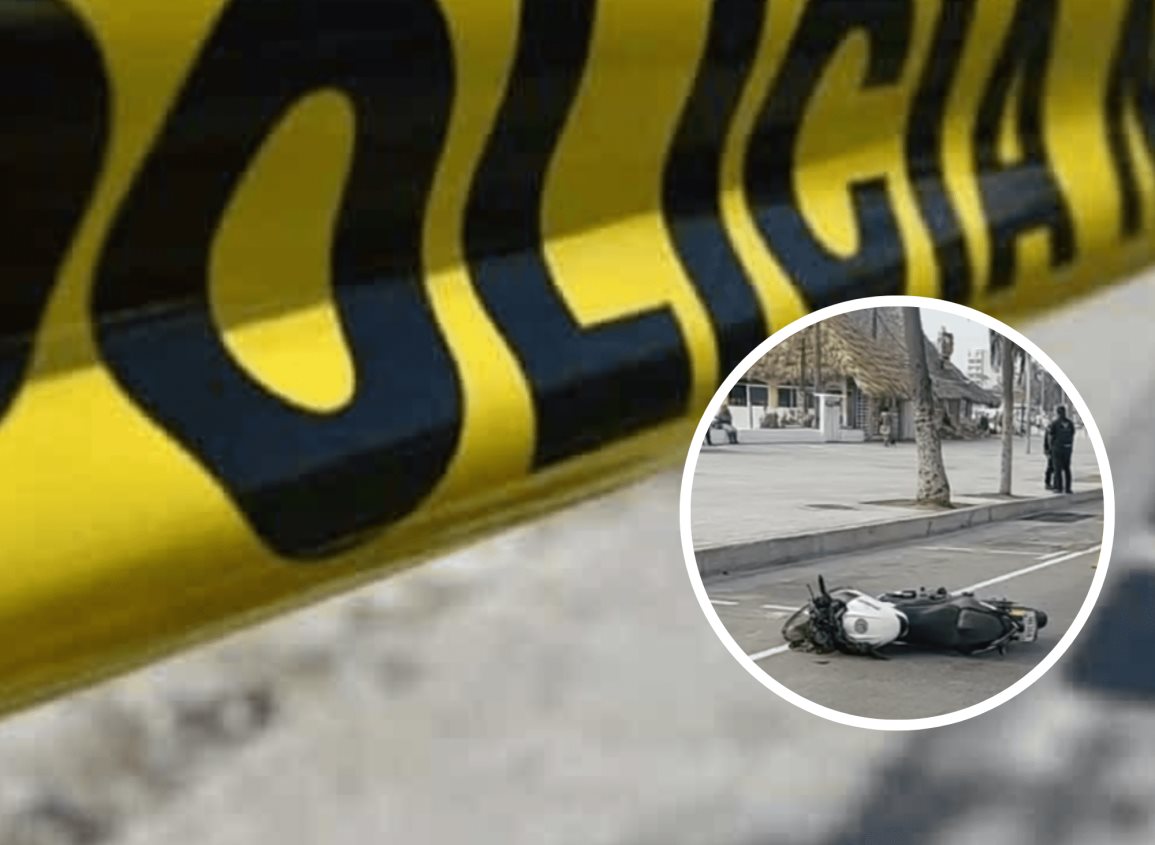Motociclista muerte tras chocar contra palmera en Villa del Mar, Veracruz