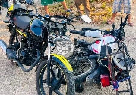 Duelo de motos en Cosoleacaque