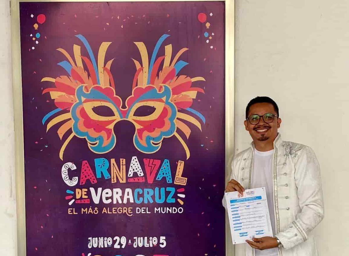 Felipe Campos busca convertirse en rey del Carnaval de Veracruz 2023