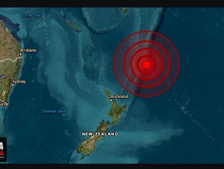 Alerta de tsunami en Nueva Zelanda tras sismo de magnitud 7.3
