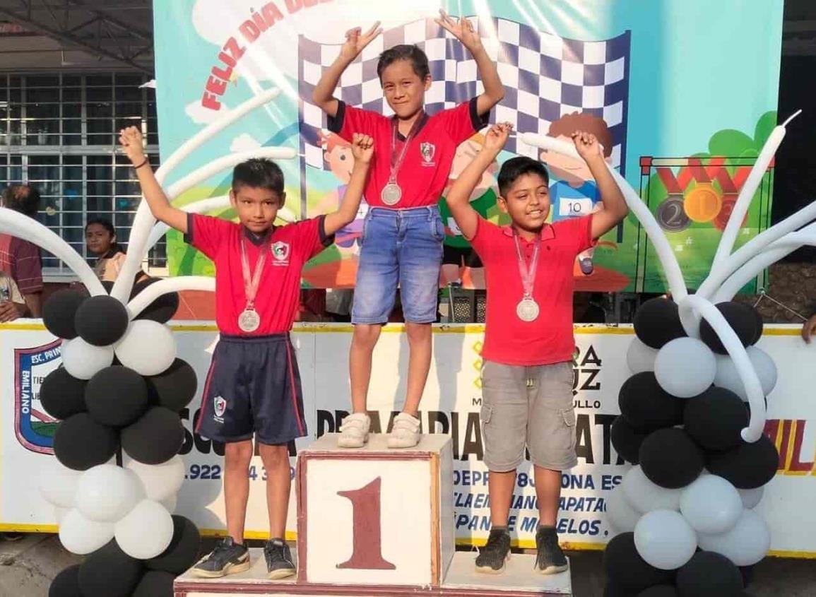 Niños lucieron en la Séptima Carrera Atlética "Profesor Goyito"