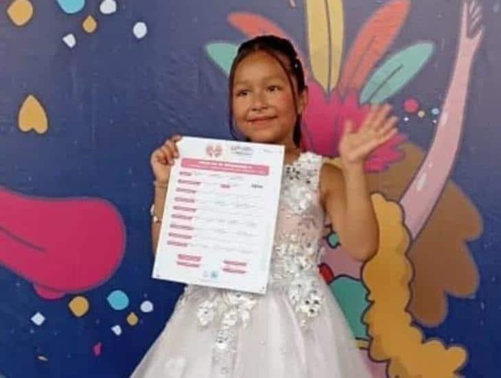 Sofía Amayrani Escobar: candidata a reina infantil del Carnaval de Veracruz 2023 (+Video)