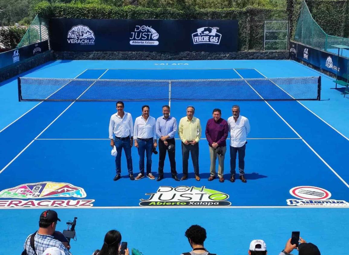 Presentan evento de tenis en Xalapa