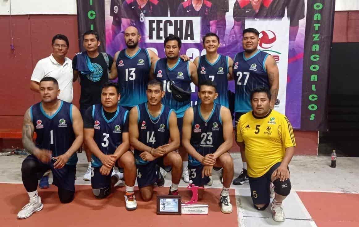 Chavorrucos de Minatitlán se corona en el Festival Estatal Máster de Voleibol