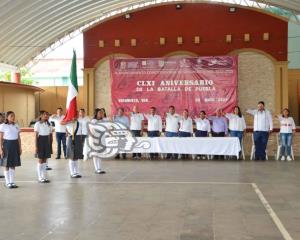 Estudiantes y autoridades de Soconusco conmemoran la Batalla de Puebla