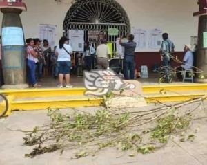 Toma del Palacio de Amatlán es investigado por FGE Veracruz