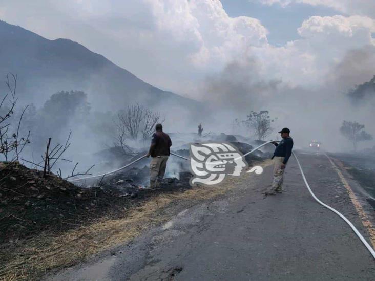 Incendios en Rafael Delgado y Nogales generan movilización de cuerpos de emergencias