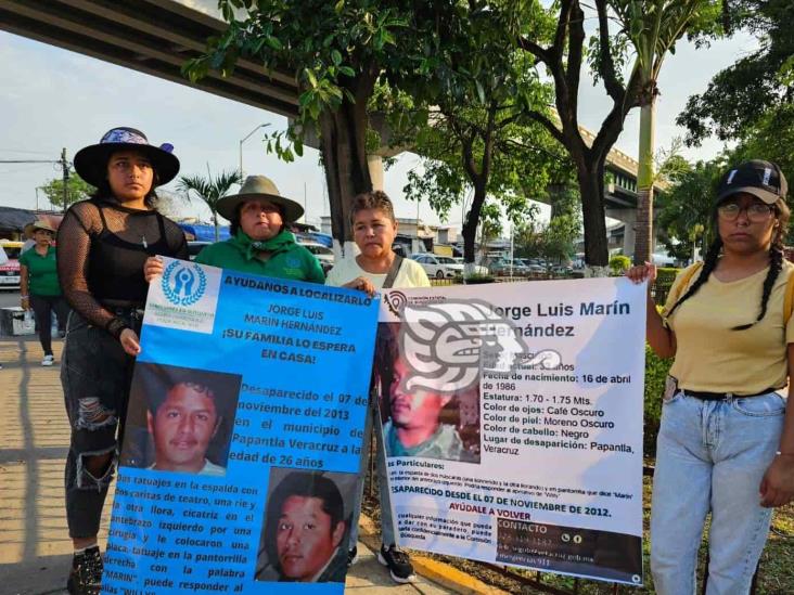 Madres exigen justicia por sus hijos desaparecidos en Veracruz