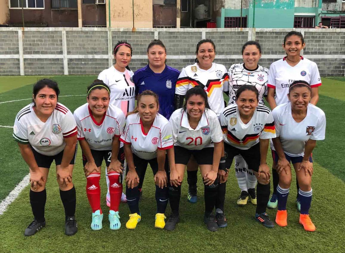 Jornada de goleadas en el Futbol 7 Femenil La Jaula