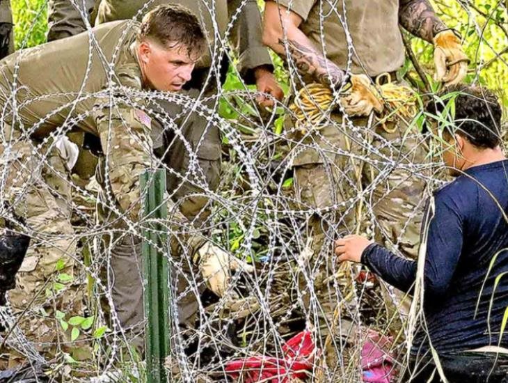 Hay más de 20 mil agentes en frontera con E.U; han detenido a 10 mil migrantes al día