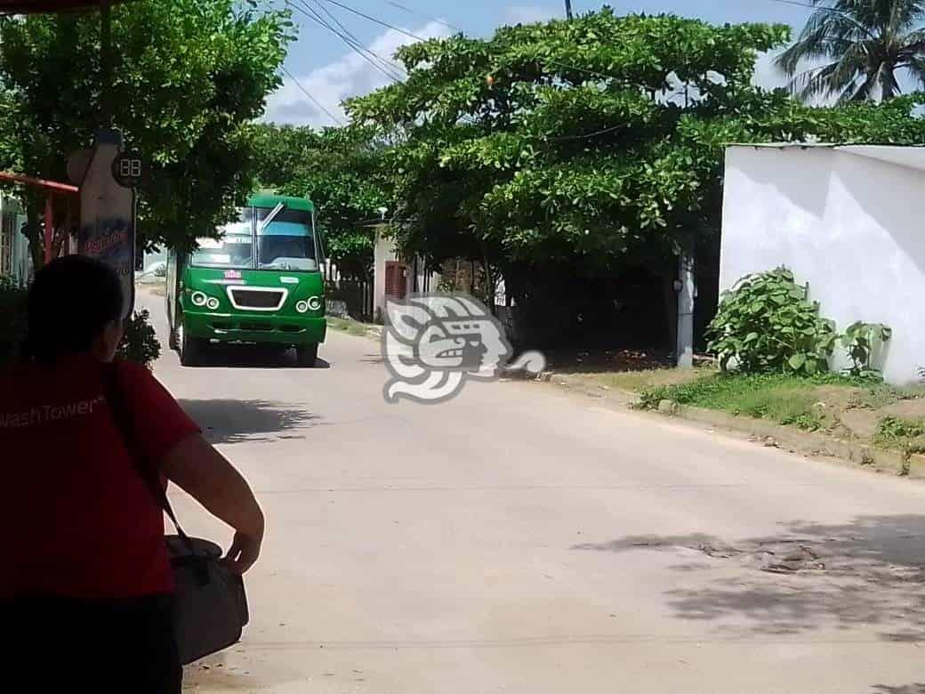 Reanudan la ruta urbana Quevedo-San Silvero en Coatzacoalcos