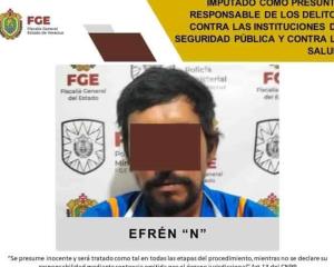 Prisión preventiva a sujeto detenido en Las Choapas