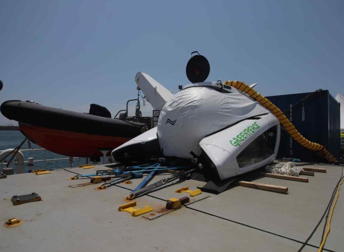 Greenpeace usará submarino Nemo para investigar arrecifes de Veracruz