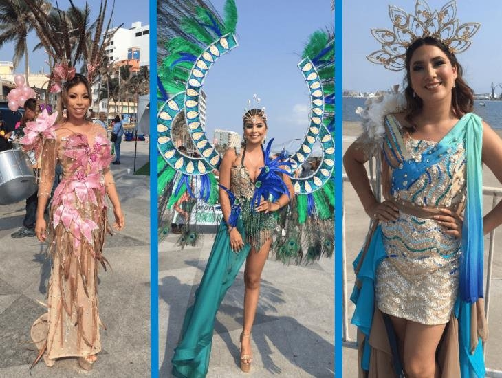 Ellos son los candidatos a reina y rey del Carnaval de Veracruz 2023