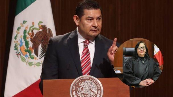 Senador morenista denuncia supuestas amenazas de Norma Piña (+Video)