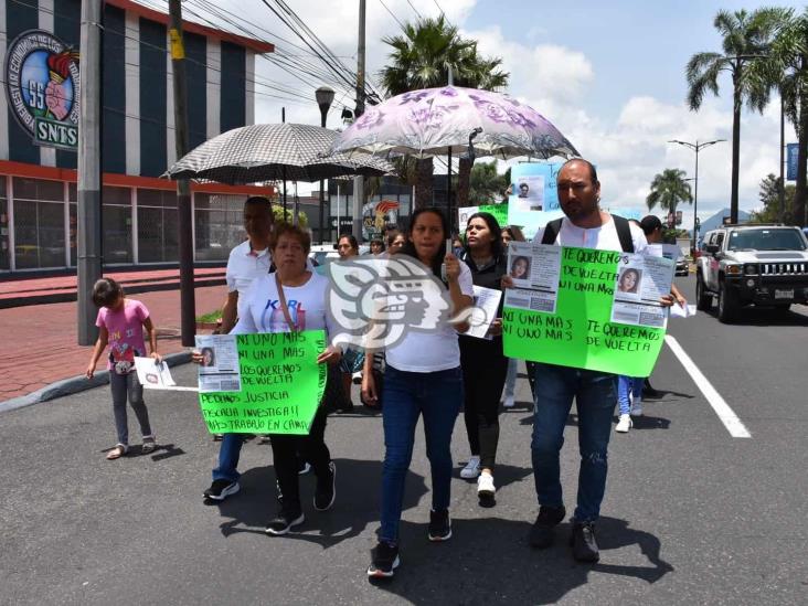 Con marcha exigen agilizar búsqueda de Ashley y Jafhet, desaparecidos en Ixtaczoquitlán (+Video)