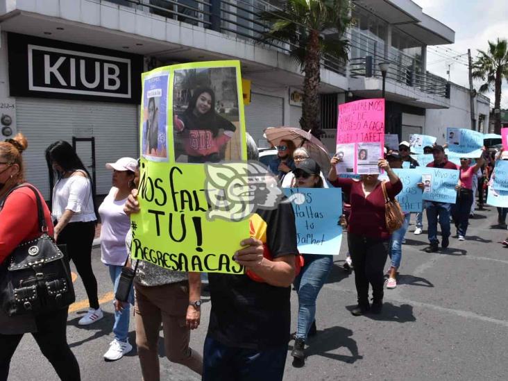 Con marcha exigen agilizar búsqueda de Ashley y Jafhet, desaparecidos en Ixtaczoquitlán (+Video)