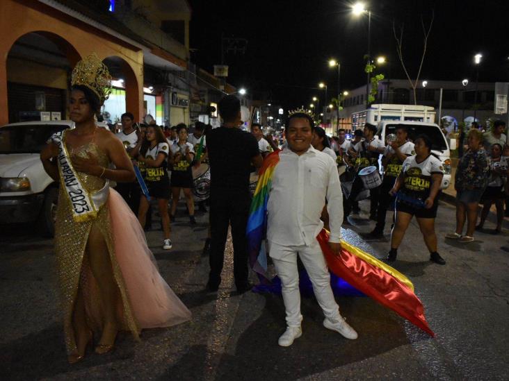 Así fue la marcha de la comunidad LGBT de Acayucan