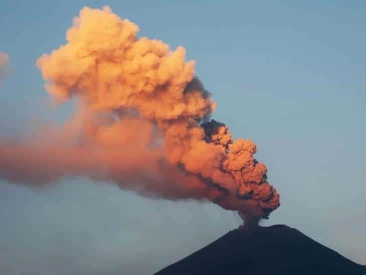 ¿Ceniza del volcán Popocatépetl afectará a Veracruz?