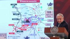 Actividad del Popocatépetl tiene vigilancia las 24 horas: AMLO