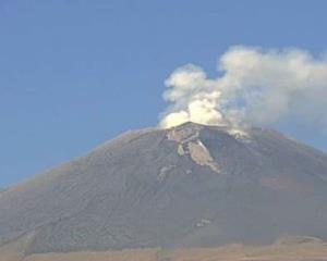 Volcán Popocatépetl disminuye su actividad y emisión de ceniza